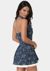 Fit & Flare Denim Dress