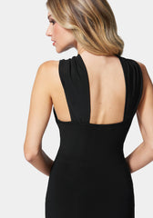 Peekaboo Cross Front Mini Dress