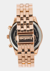 Full Pave Crystal Dial Coin Edge Bezel Watch
