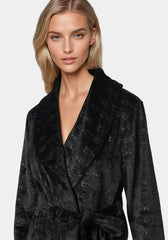 Debossed Plush Robe
