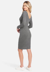 Long Sleeve Logo Dress