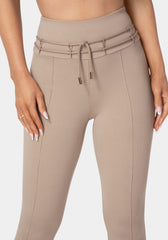 High Waist Thin Belts Legging