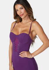 Corset Detail Bodycon Dress