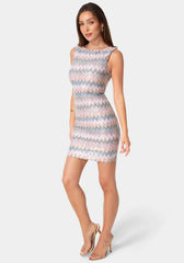 Missioni Sequin Sleeveless Dress