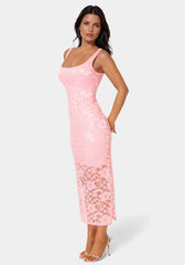 Marseille Lace Square Neck Tank Dress