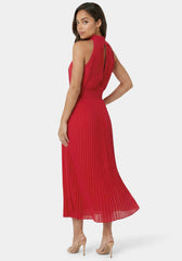 Sleeveless Pleated Dress