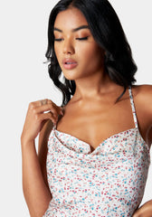 Printed Mini Dress