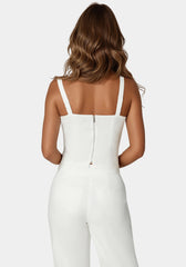 Linen Corset Top