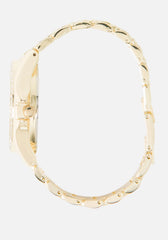 Crystal Link Bracelet Watch