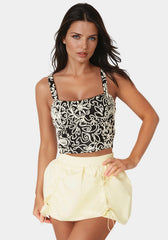 Crochet Embroidery Ecorset Top