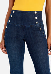 High Waist Straight Leg Jeans