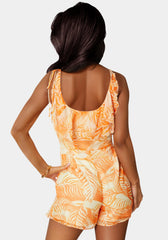 Off Shoulder Flowy Romper