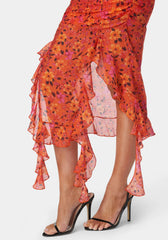 Ruffle Fringe Skirt