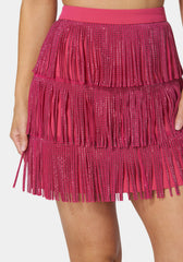 Embellished Fringe Skirt