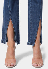 Slit Hem Slim Jean