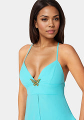Asymmetric Butterfly Tank Top
