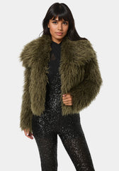 Luxurious Faux Fur Jacket