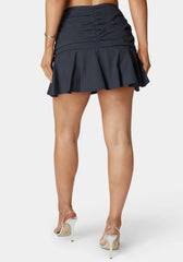 Ruched Mini Skort