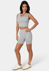 Bebe Sport 5" Inseam Seamless Bikeshort