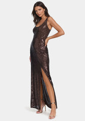 Sequin Tank Gown
