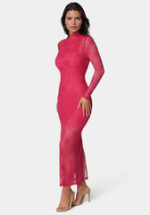 Illusion Lace Maxi Dress