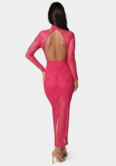 Illusion Lace Maxi Dress