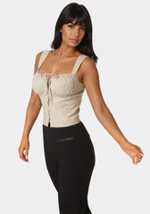 Stripe Corset Top