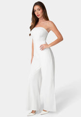 Strapless A-Line Jumpsuit