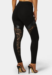 High Waist Combo Piecing Legging