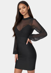 Bandage Sparkle Skirt Dress