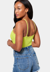 Hardware Strap Sweater Cami