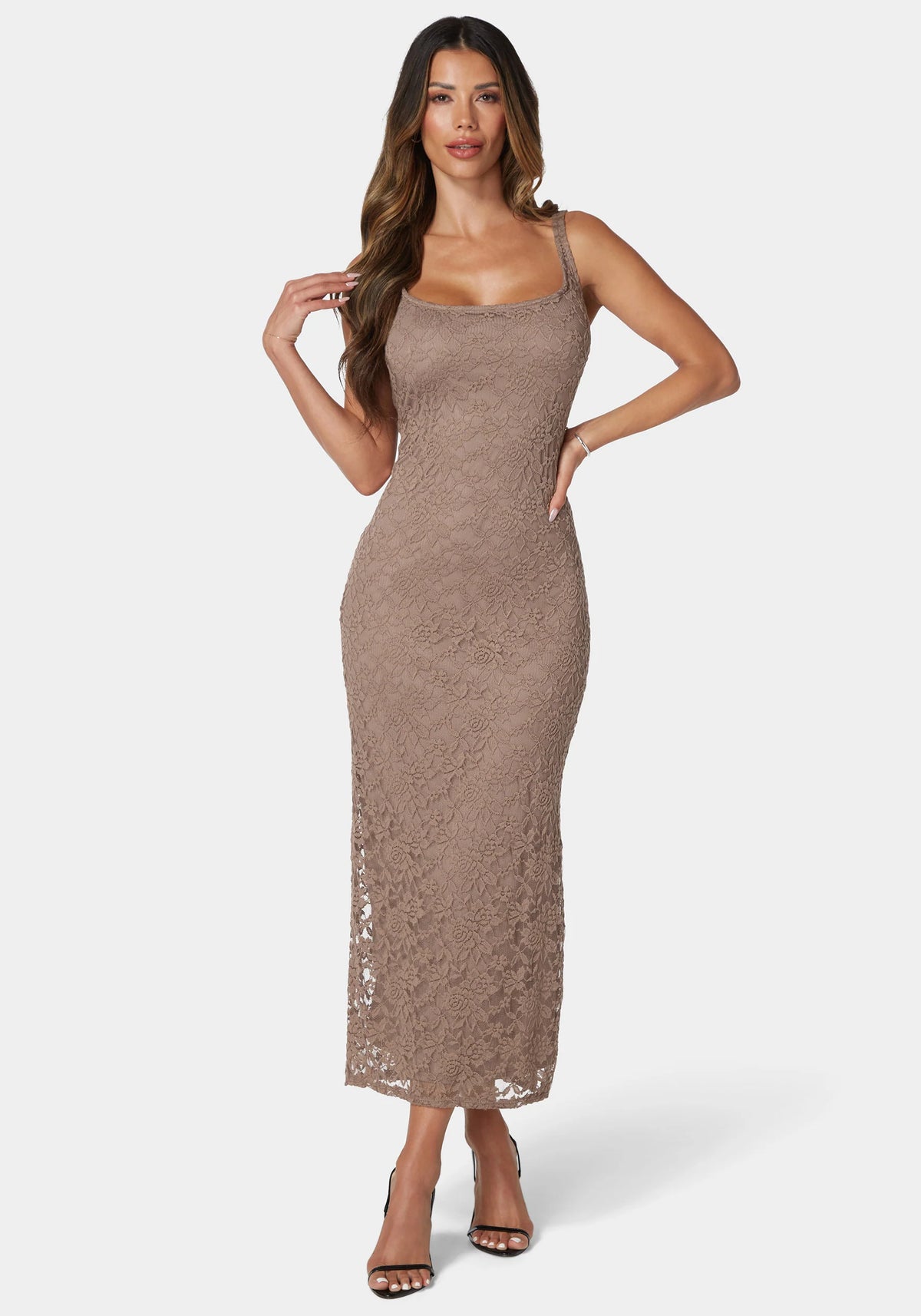 Marseille Lace Square Neck Tank Dress