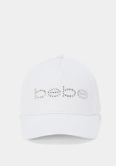 bebe Logo Hat Embellished With Crystals by Swarovski