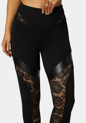 High Waist Combo Piecing Legging