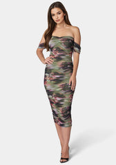 Ruched Midi Dress