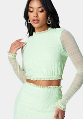 Smocked Knit Mini Set