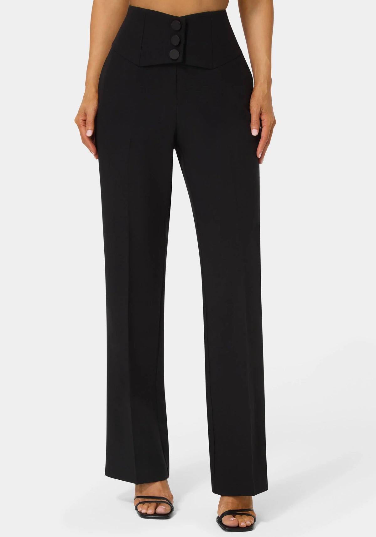 High Waist Straight Leg Pant