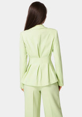 Tailored Pleat Details Blazer