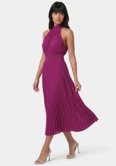 Sleeveless Pleated Dress
