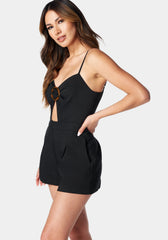 Ring Front Keyhole Romper