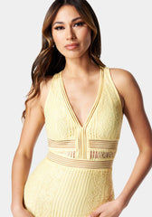 Lace Tank Midi Dress