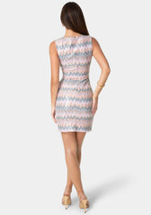 Missioni Sequin Sleeveless Dress