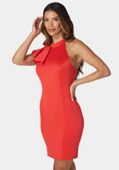 Drama Ruffle Halter Dress