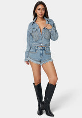 Studded Denim Jacket