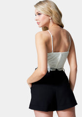 Guipure Lace Bustier