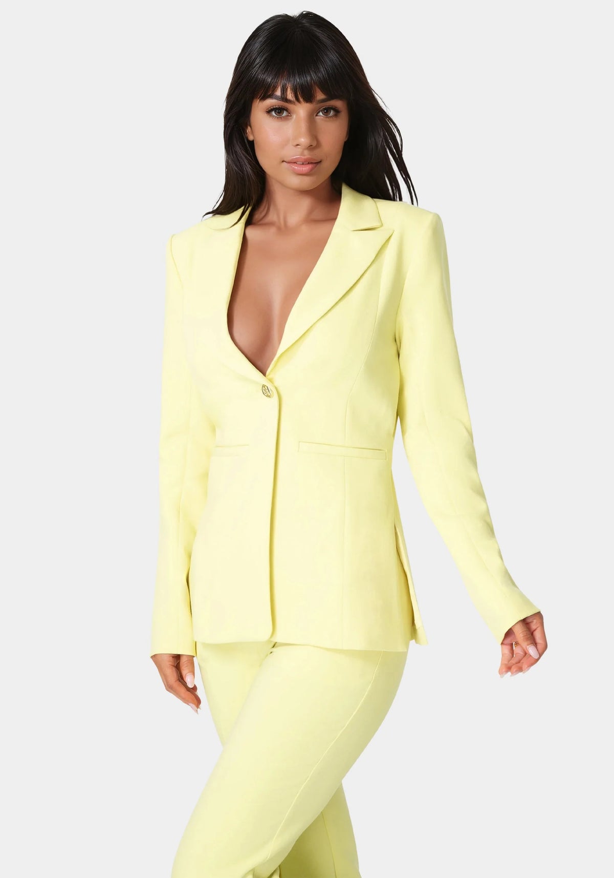Tailored Fitted Waist Blazer