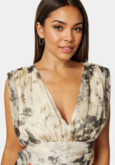 Sleeveless Tie Wrap Blouse