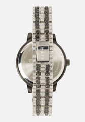 Bebe Crystal 2 Tone Watch