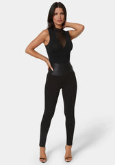 Satiny High Waist Leggings