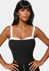Corset Knit Top